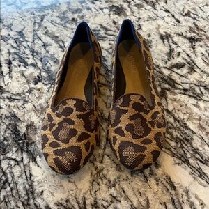 Rothy’s Leopard Print Slip-On Loafers - Size 8.5